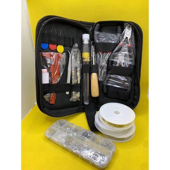 Unbranded Jewelry - Tool Kit for Jewelry Making and Crafts in General With Case Earrings Necklaces